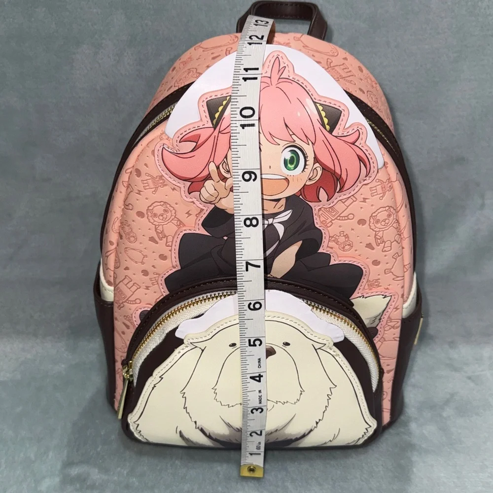 Loungefly Pink and Brown Anime Character Backpack